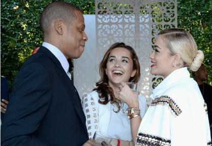 Rita Ora Hangs With Beyonce & Wears “Not Becky” Pin At Met Gala