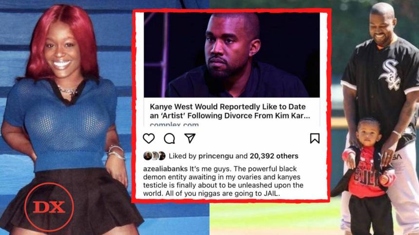 Azealia Banks’ Post-Engagement Plans Include A Baby & Life With Kanye West