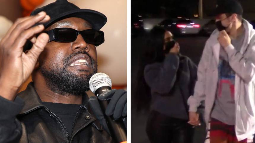 Kanye West’s Controversial ‘Eazy’ Video Yields Reactions From Pete Davidson & Kim Kardashian