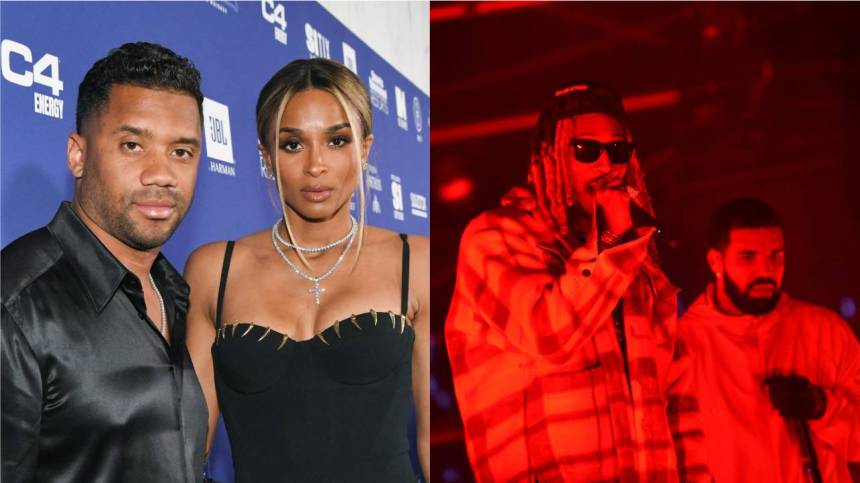 Future Shows Up At Drake’s Super Bowl Party Prompting Ciara & Russell Wilson To Split