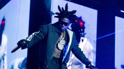 Kodak Black Cops 7-Year-Old Son Diamond-Encrusted Grill For Spitting Image Birthday Gift