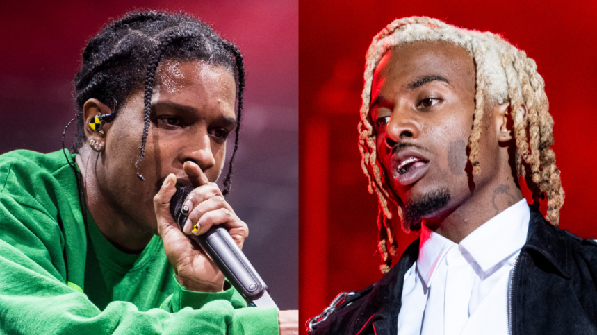 A$AP Rocky Debuts New Playboi Carti Collab At Smoker’s Club Festival As Rihanna Watches On