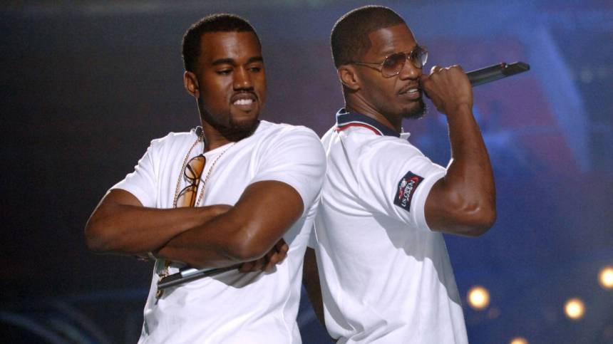 Ye and Jamie Foxx