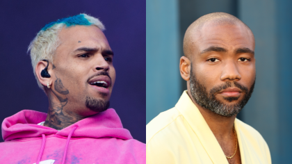 Chris Brown Roasts Childish Gambino’s Outfit At Beyoncé’s Club Renaissance Party