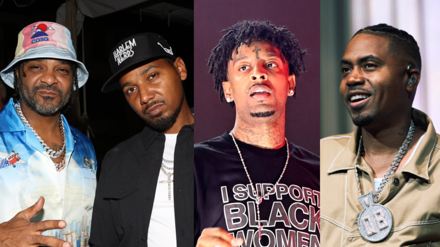 Jim Jones & Juelz Santana Defend 21 Savage's Nas Comments