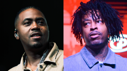 Nas & 21 Savage Team Up On New Song ‘One Mic, One Gun’ Following ‘Relevancy’ Debate: Listen