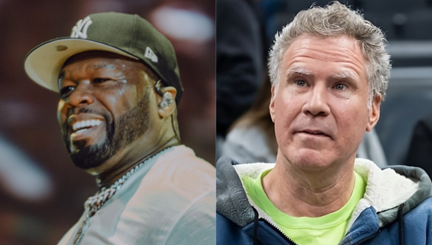 50 Cent Wheels Out Will Ferrell At Indiana Pacers Game