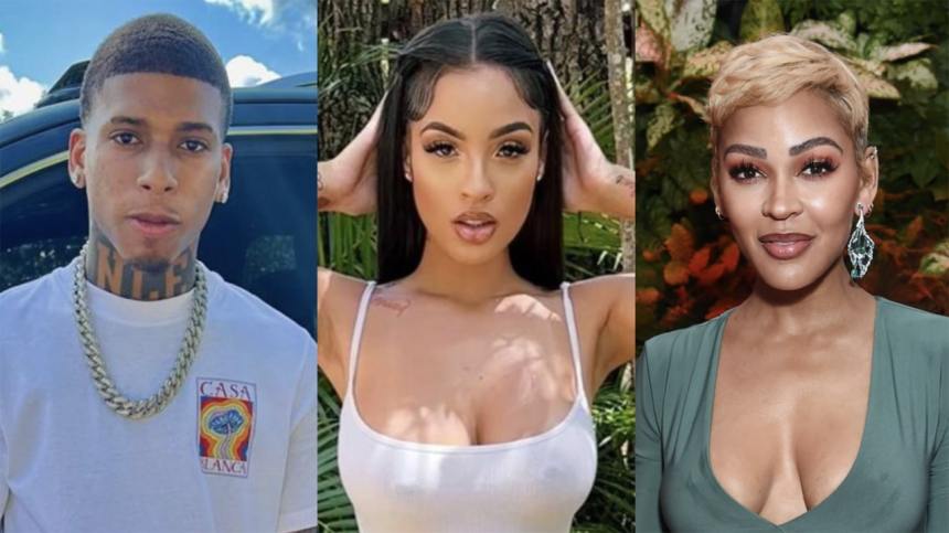 NLE Choppa Put On Blast By Pregnant Ex Over Meagan Good Pursuit