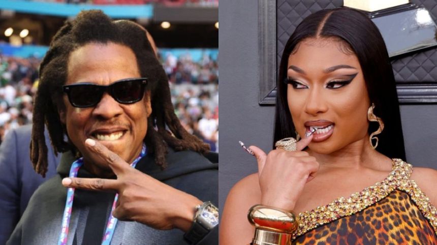 JAY-Z & Megan Thee Stallion Spotted Vibing Out Together At Beyoncé Paris Show