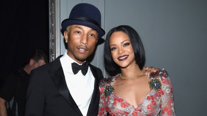 Rihanna & Baby Bump Model Pharrell’s Louis Vuitton Collection In New Ad