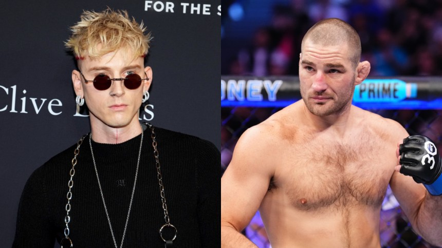 Machine Gun Kelly Called 'Weirdo' During Confrontation With UFC Fighter Sean Strickland