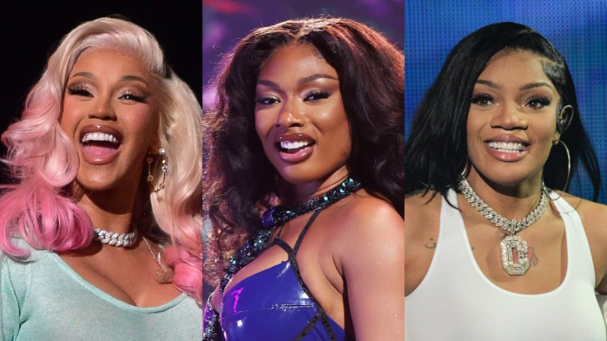 Cardi B, Megan Thee Stallion & GloRilla Tease New Collab During NYC Performance