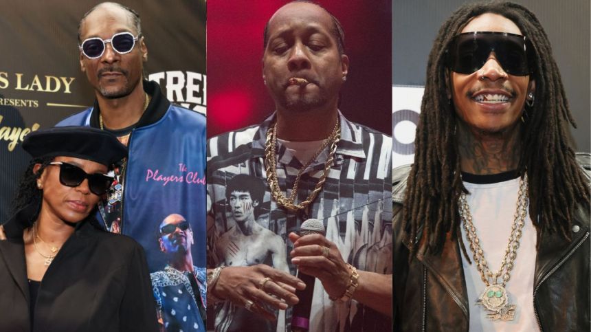 Snoop Dogg Celebrates Opening Of His Wife's Strip Club With Wiz Khalifa, DJ Quik & More