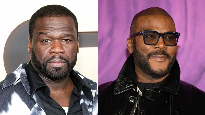 50 Cent Finds New Mentor In Tyler Perry After Studio Visit