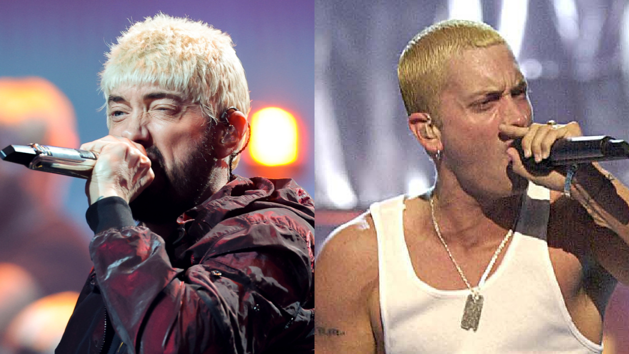 Eminem Recreates Classic Slim Shady Moment In MTV VMAs Performance - HipHopDX