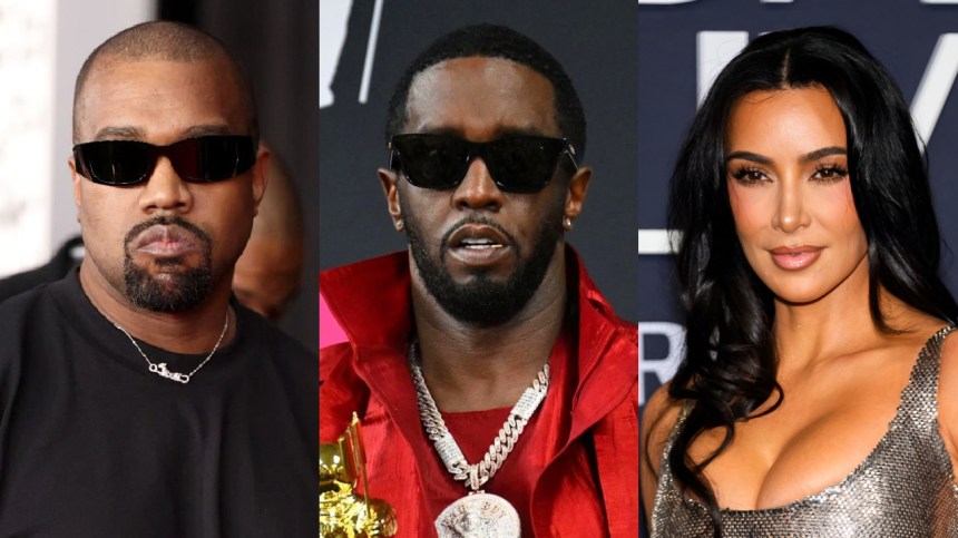 Kanye West's New Song With Diddy & Daughter North Reignites 'War' With Kim Kardashian