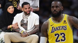 Kevin Gates Trolls LeBron James While Courtside With Brittany Renner At Lakers Game