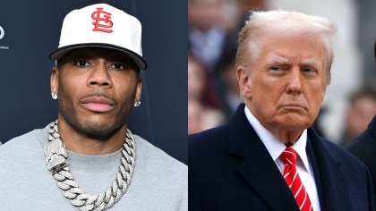 Nelly Feels People Should 'Stay Positive' About Trump's Presidency