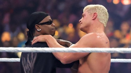 Travis Scott Takes Beating From Cody Rhodes During WrestleMania Showdown
