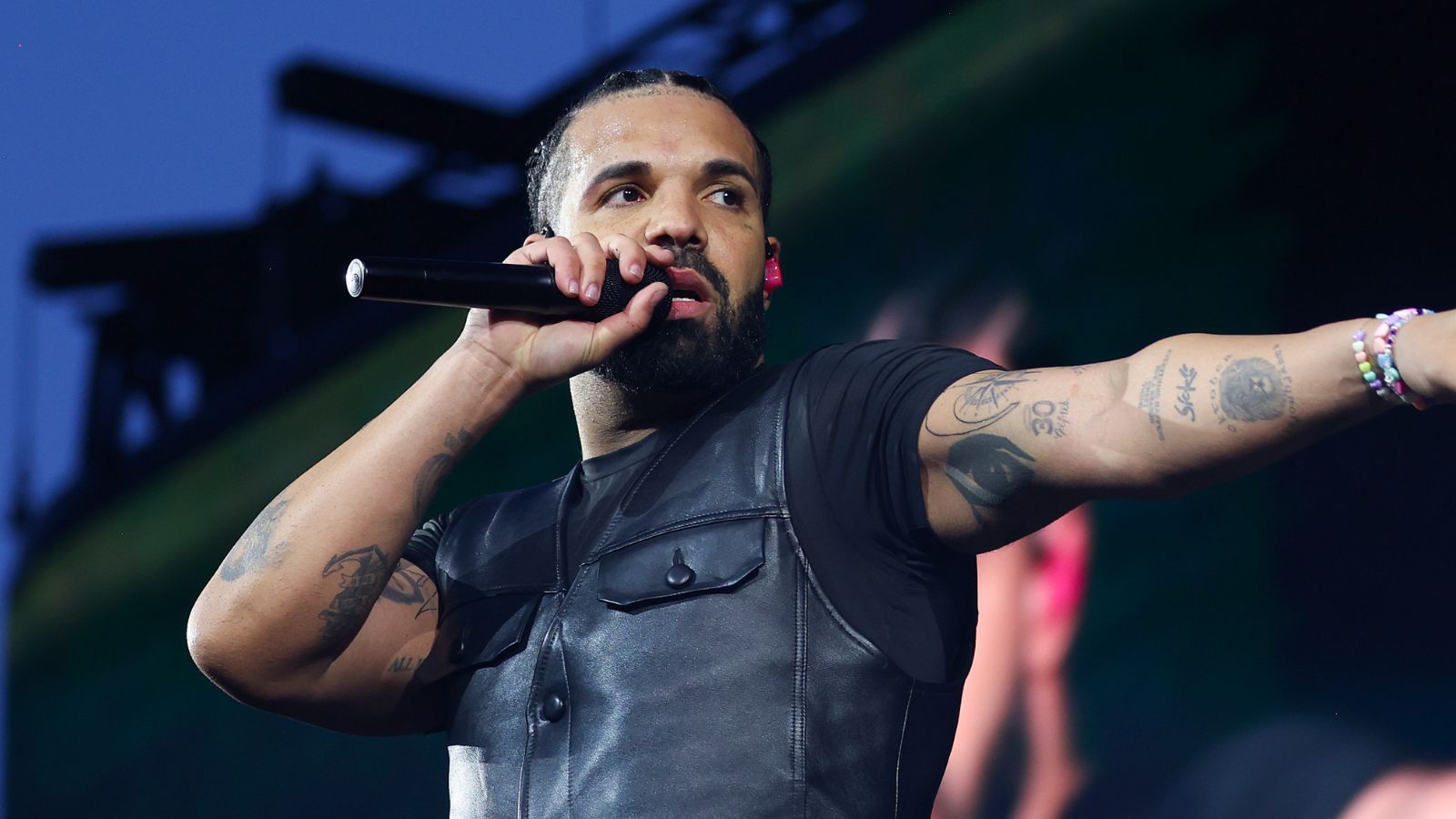 Drake Celebrates Hitting Number Two On Billboard Hot 100