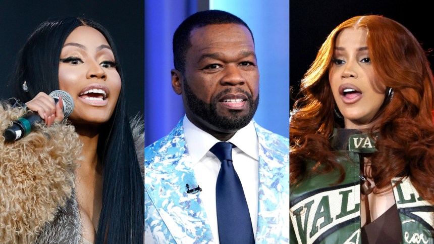 50 Cent Reacts To Nicki Minaj & Cardi B's Vicious Spat