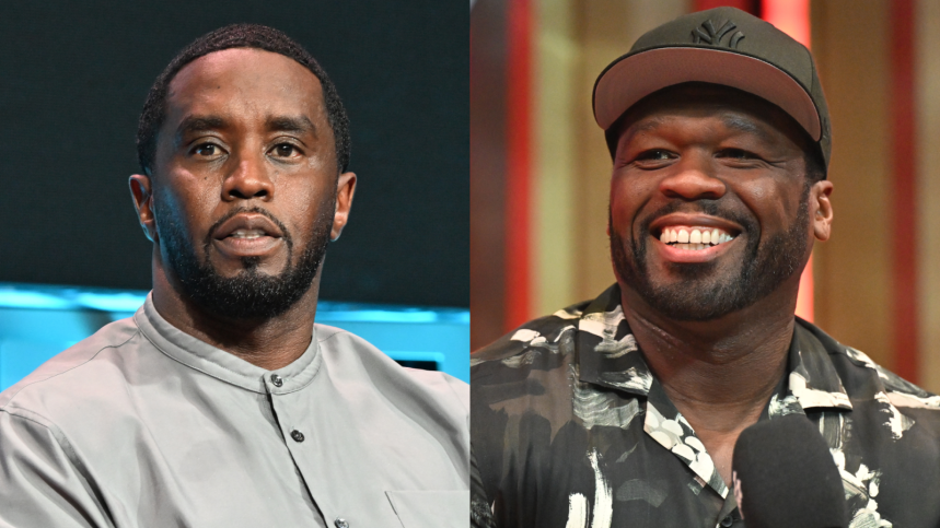 50 Cent Mercilessly Mocks Diddy Over Prison Photos: "He Look Happy To Me"